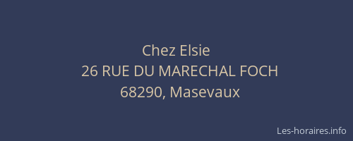 Chez Elsie