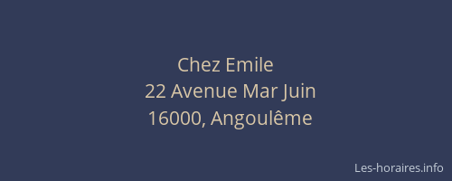 Chez Emile