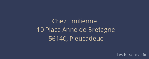 Chez Emilienne