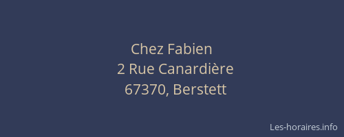 Chez Fabien