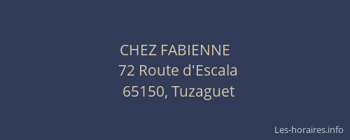 CHEZ FABIENNE