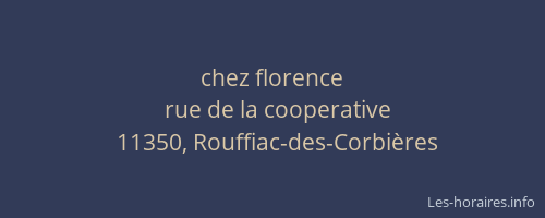 chez florence