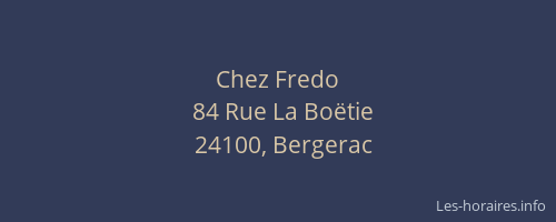 Chez Fredo