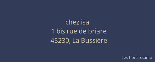 chez isa