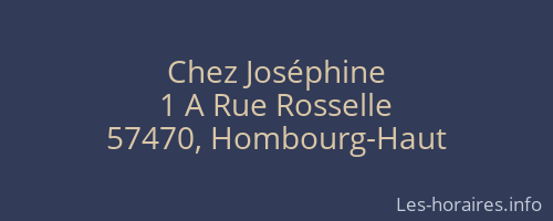 Chez Joséphine