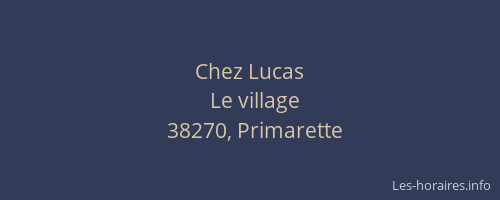 Chez Lucas