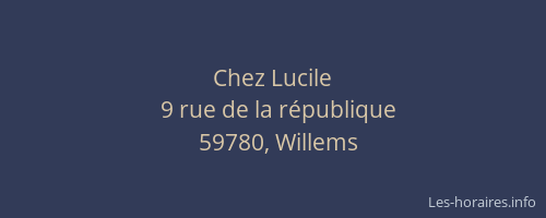 Chez Lucile