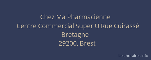 Chez Ma Pharmacienne