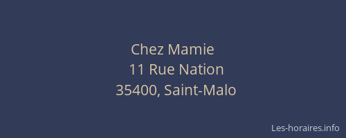 Chez Mamie