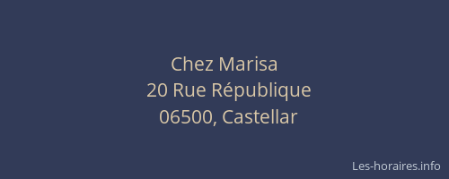 Chez Marisa