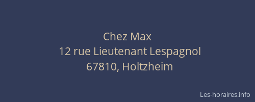 Chez Max