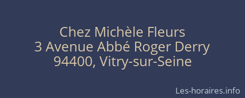 Chez Michèle Fleurs