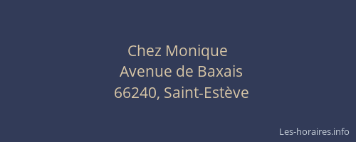 Chez Monique