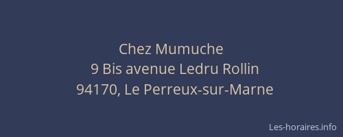 Chez Mumuche