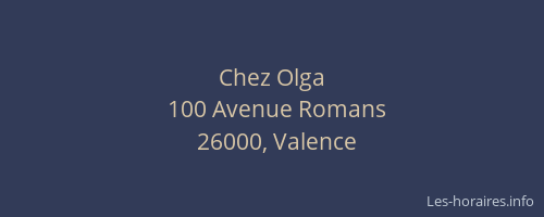 Chez Olga