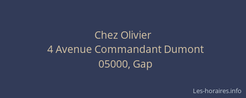 Chez Olivier