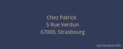 Chez Patrick