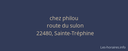 chez philou