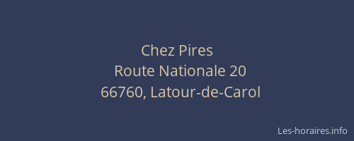 Chez Pires