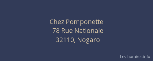Chez Pomponette