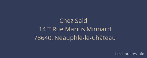 Chez Said