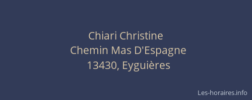 Chiari Christine
