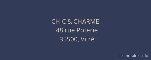 CHIC & CHARME