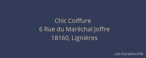 Chic Coiffure