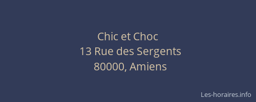 Chic et Choc