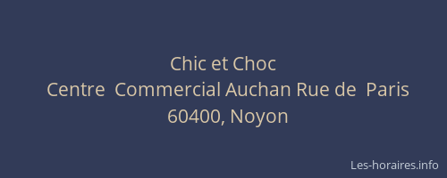 Chic et Choc