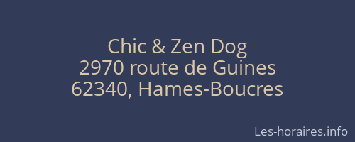 Chic & Zen Dog