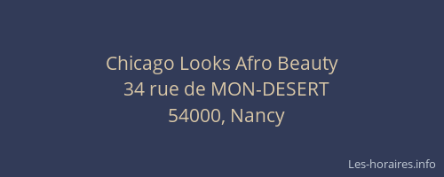 Chicago Looks Afro Beauty