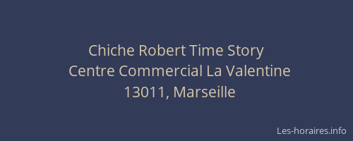 Chiche Robert Time Story