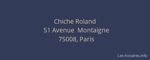 Chiche Roland