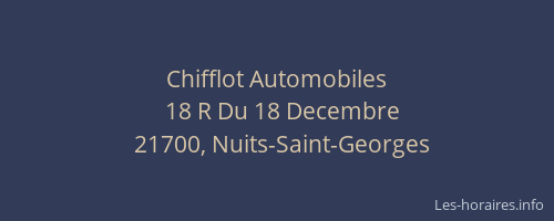Chifflot Automobiles