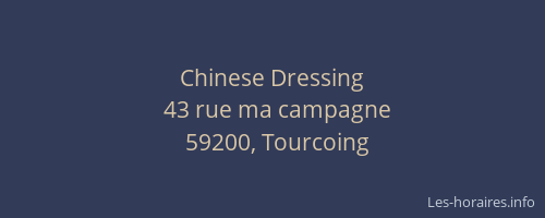 Chinese Dressing