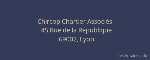 Chircop Chartier Associés