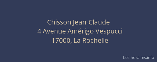 Chisson Jean-Claude