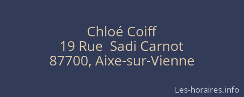 Chloé Coiff