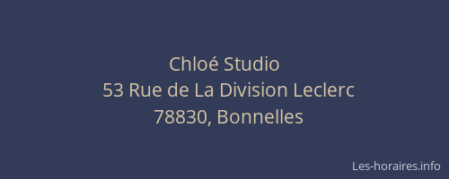 Chlo&eacute; Studio