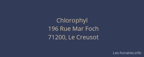 Chlorophyl