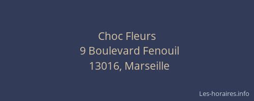 Choc Fleurs
