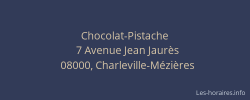 Chocolat-Pistache