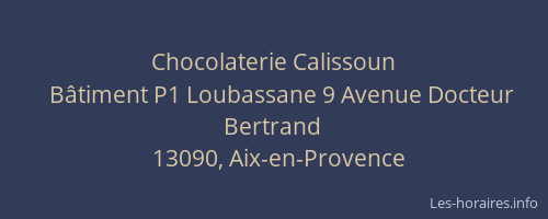 Chocolaterie Calissoun