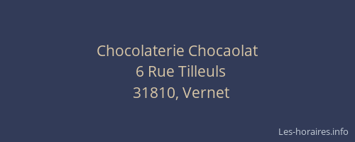Chocolaterie Chocaolat