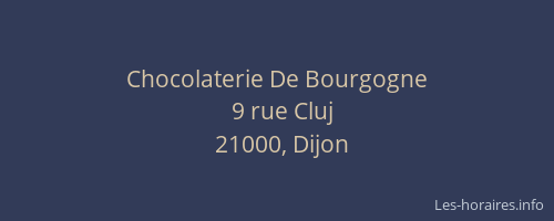 Chocolaterie De Bourgogne