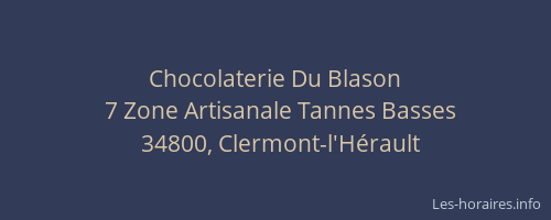 Chocolaterie Du Blason