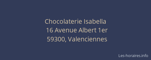 Chocolaterie Isabella