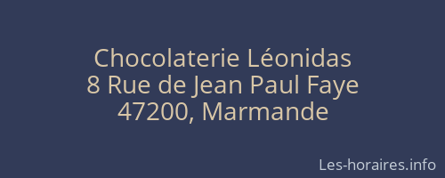 Chocolaterie Léonidas