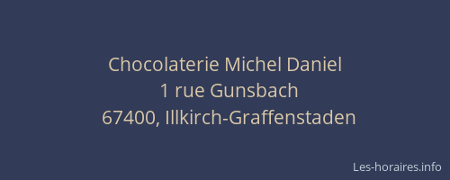 Chocolaterie Michel Daniel